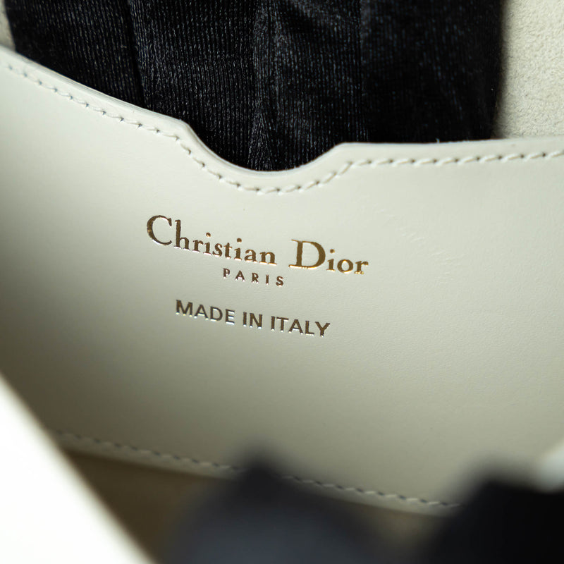 Dior Ivory Leather Medium Bobby Bag