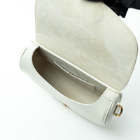 Dior Ivory Leather Medium Bobby Bag