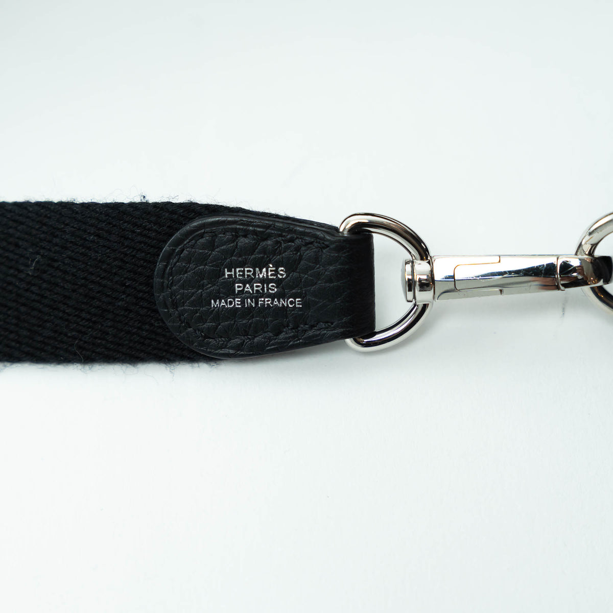 Hermes Black Clemence Leather Mini Evelyne 16