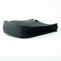 Hermes Black Clemence Leather Mini Evelyne 16