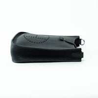 Hermes Black Clemence Leather Mini Evelyne 16