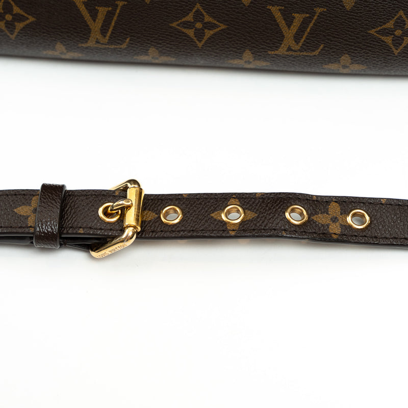 Louis Vuitton Brown Monogram Canvas Pallas MM Handbag