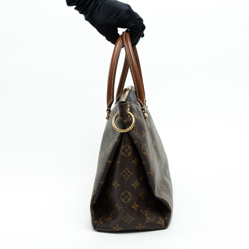 Louis Vuitton Brown Monogram Canvas Pallas MM Handbag