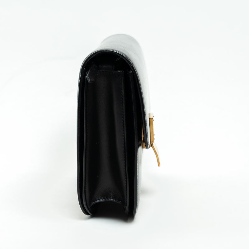 Celine Black Box Calfskin Medium Box Bag