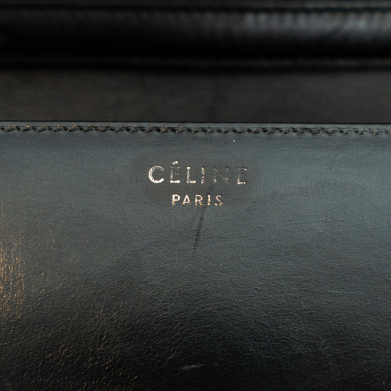 Celine Black Box Calfskin Medium Box Bag