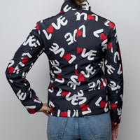 Moschino Navy Love Jacket Size 40