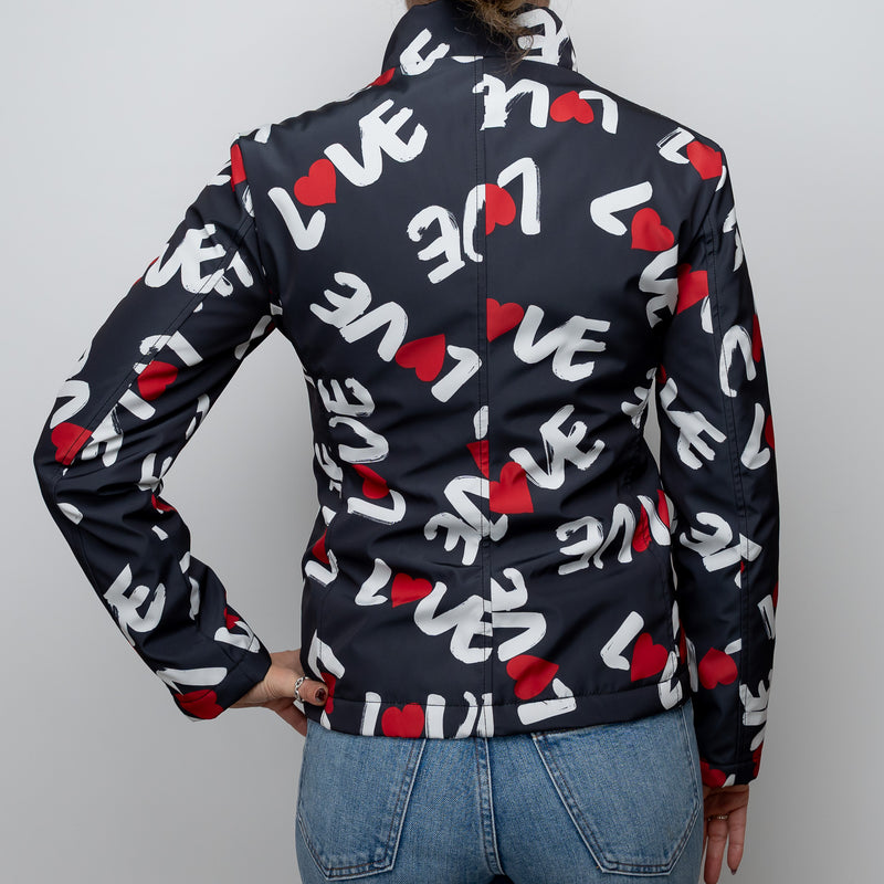 Moschino Navy Love Jacket Size 40