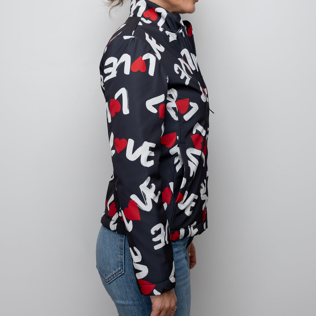 Moschino Navy Love Jacket Size 40