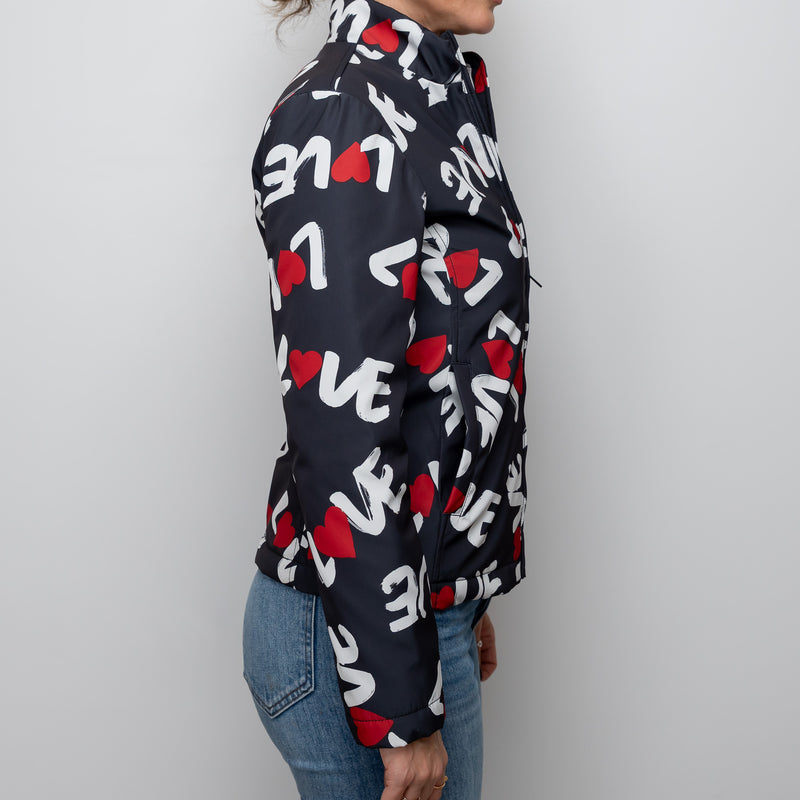 Moschino Navy Love Jacket Size 40