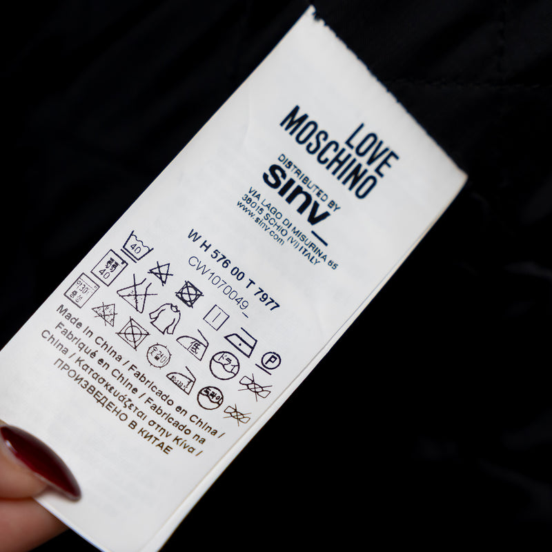 Moschino Navy Love Jacket Size 40