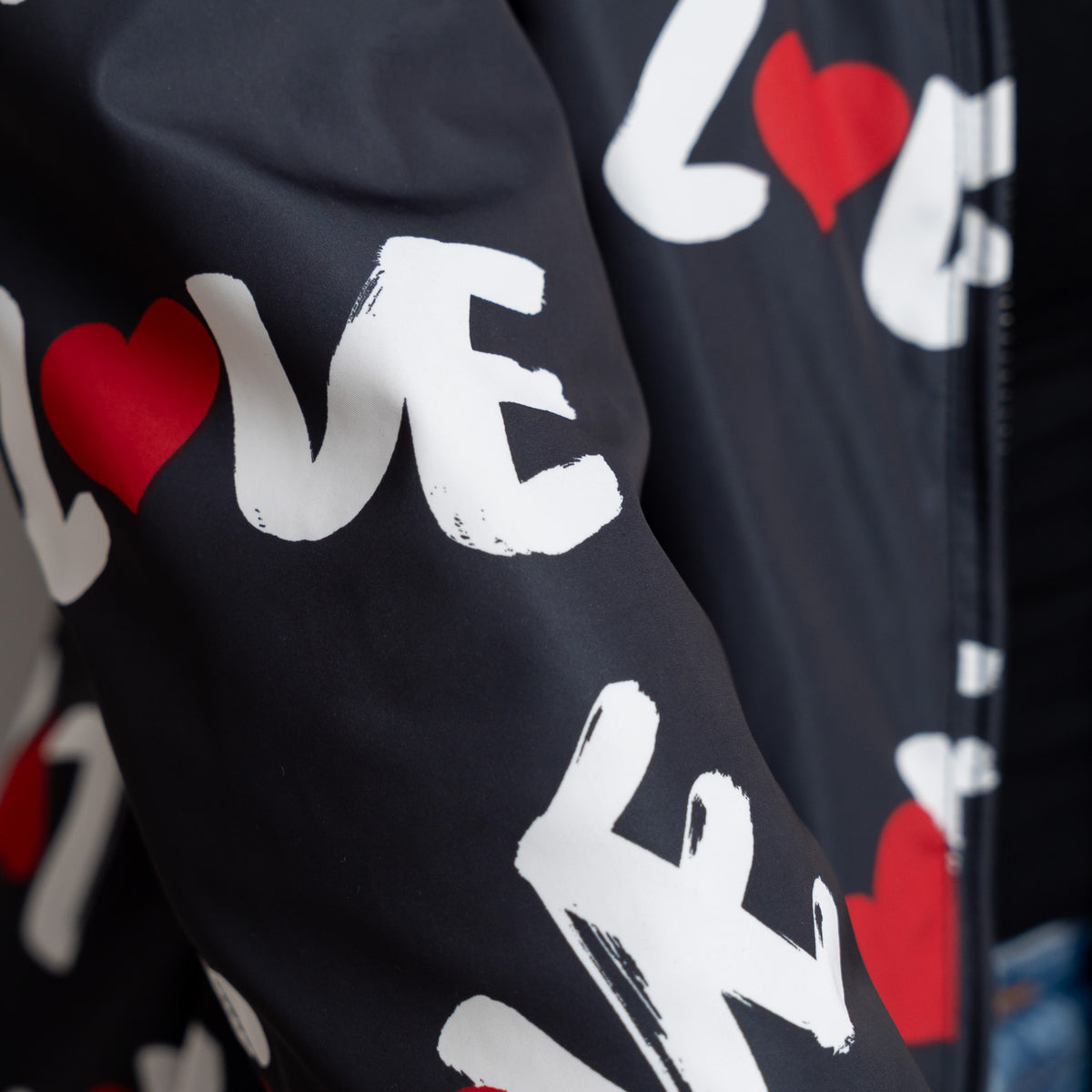 Moschino Navy Love Jacket Size 40