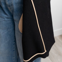 Chloe Black Cotton Long Overcoat Size 38