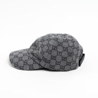 Gucci Light Grey GG Monogram Cap Size M