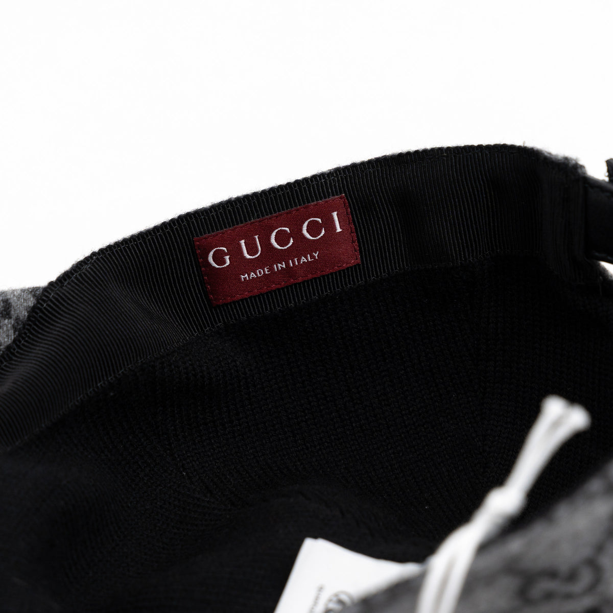 Gucci Light Grey GG Monogram Cap Size M