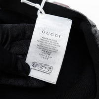 Gucci Light Grey GG Monogram Cap Size M