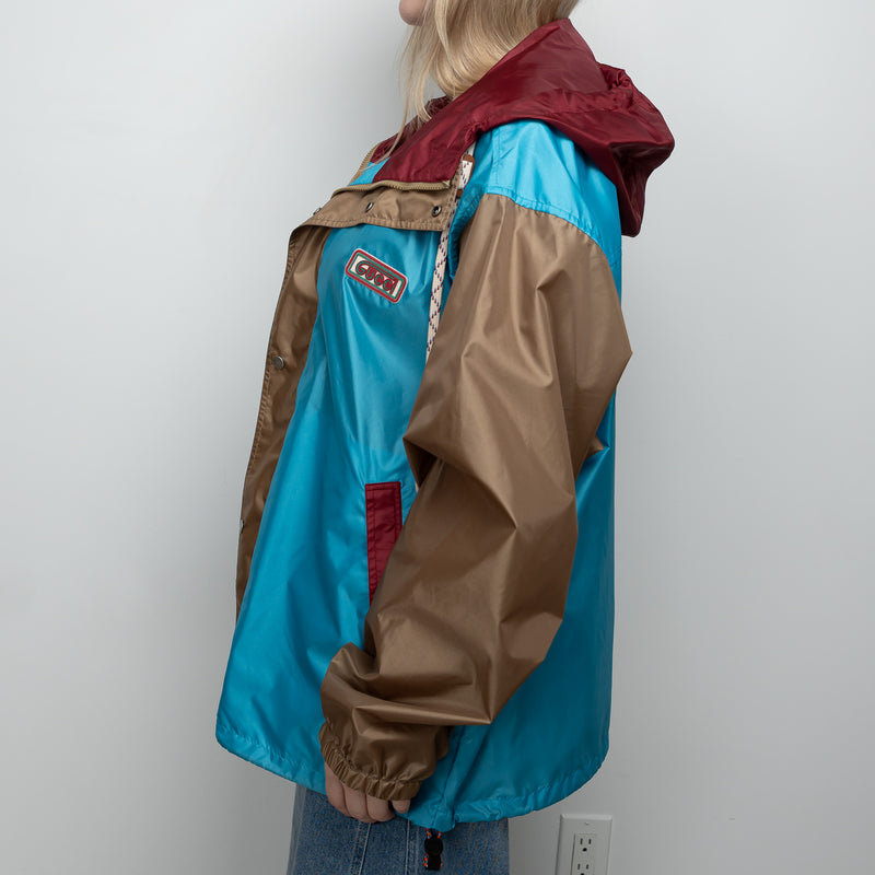Gucci Oversized Windbreaker Nylon Jacket Size 54
