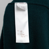 Louis Vuitton Dark Green Wool Sequin Long Cardigan Size M