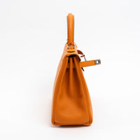 Hermes Abricot Swift Leather Kelly 25