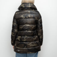 Moncler Green Camo Puffer Jacket Size 1