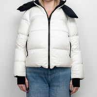 Burberry White Puffer Down Jacket Size XS