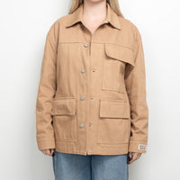 Gucci Beige Denim Two Piece Denim Jacket and Pants Size 48