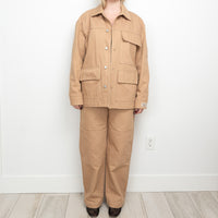 Gucci Beige Denim Two Piece Denim Jacket and Pants Size 48