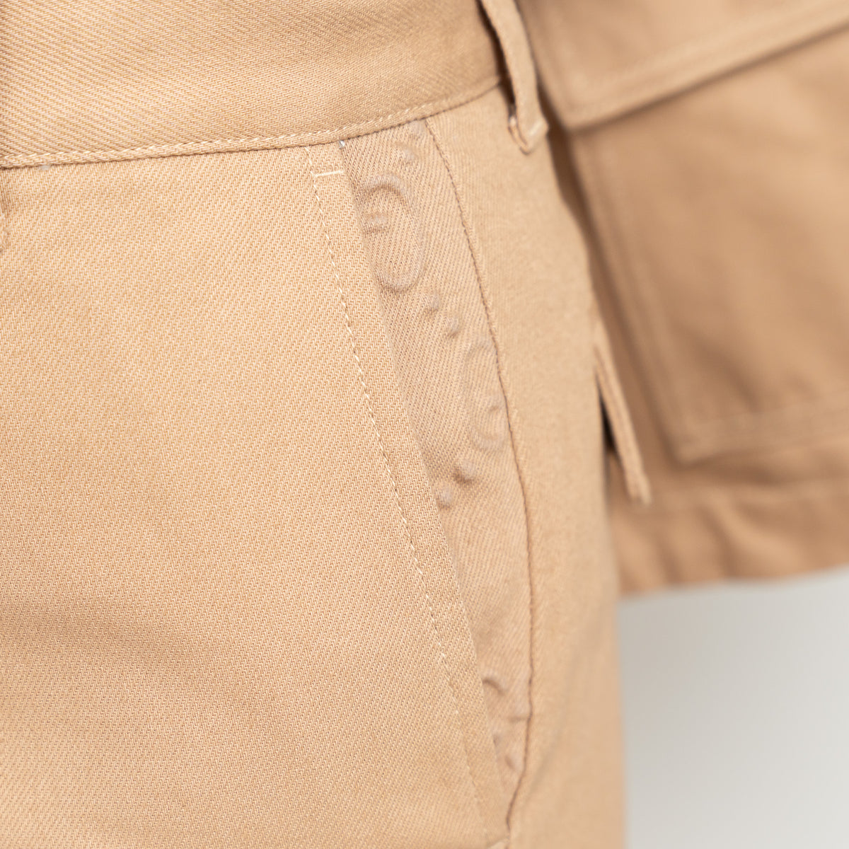 Gucci Beige Denim Two Piece Denim Jacket and Pants Size 48