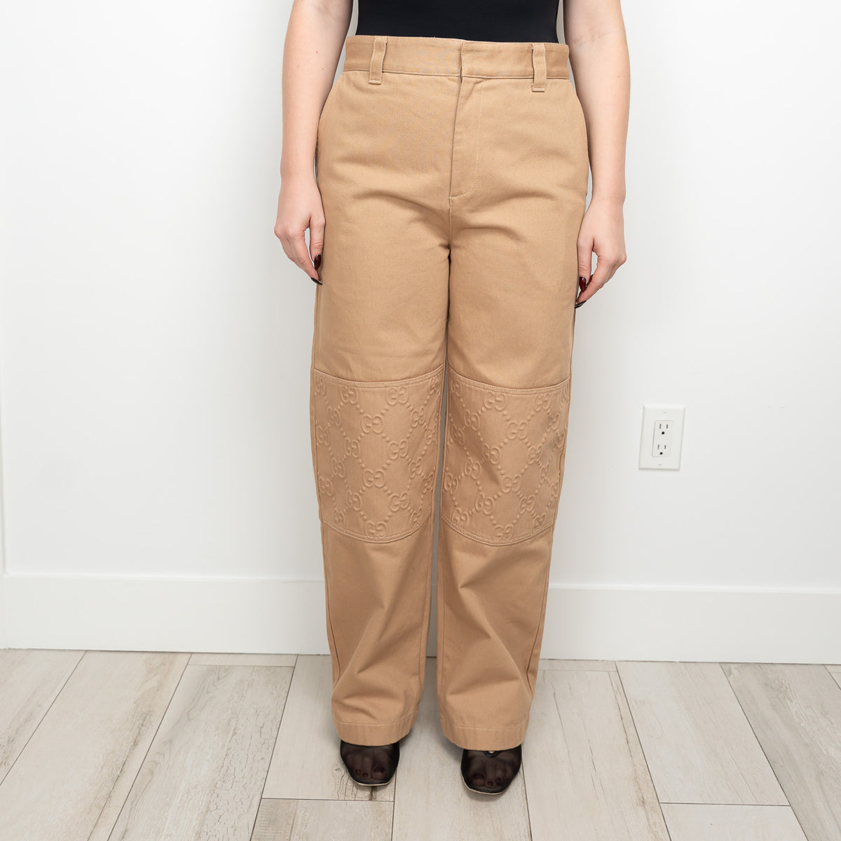 Gucci Beige Denim Two Piece Denim Jacket and Pants Size 48