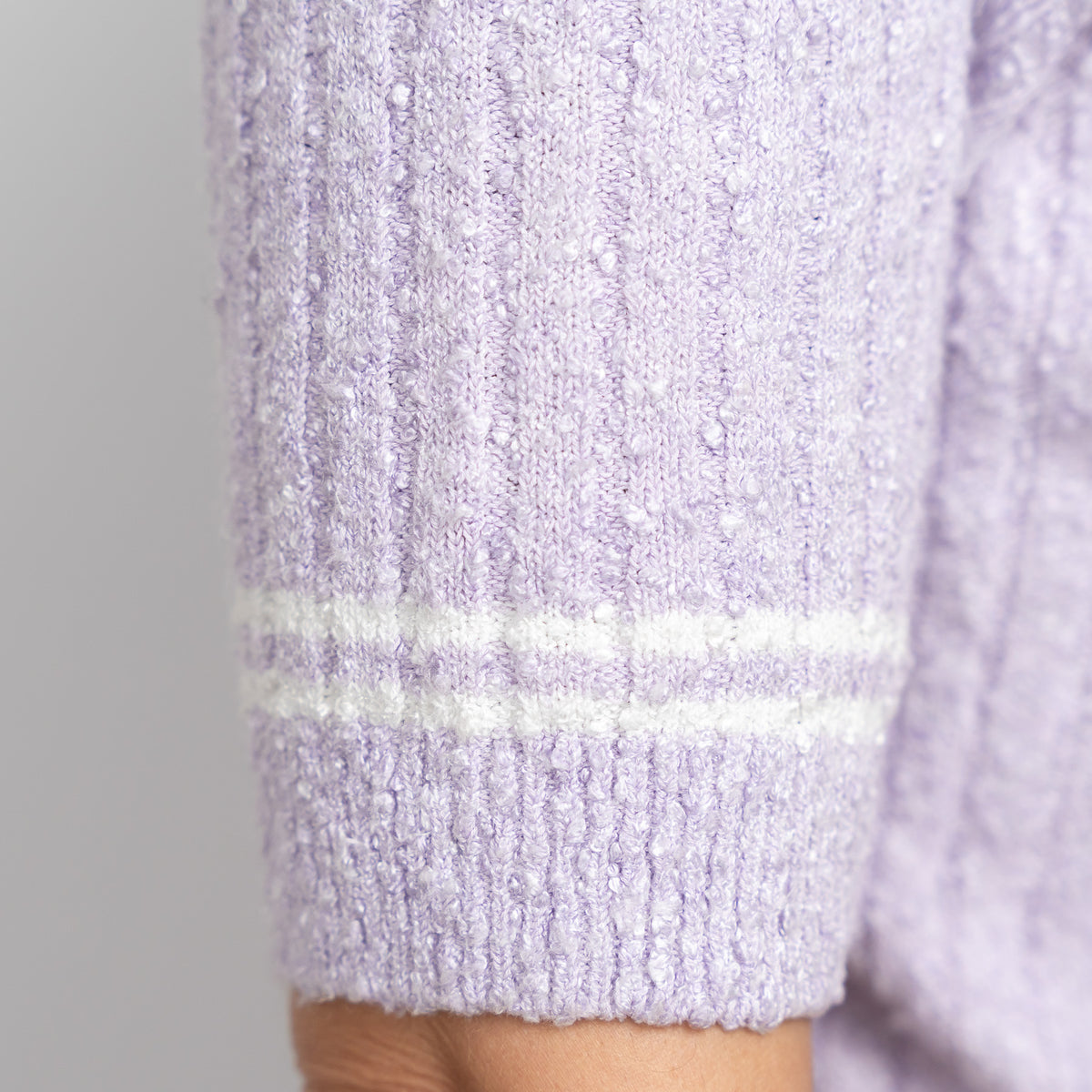 Pre-Loved Chanel™ Lavender Knit Belted Dress Size 38