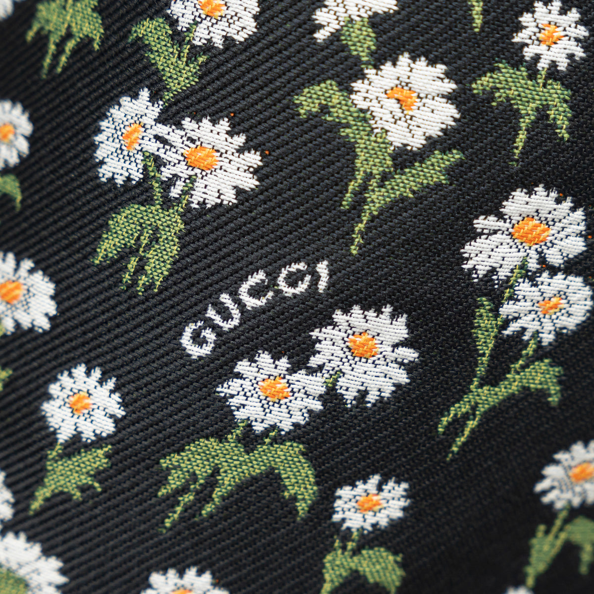 Gucci Black Floral Long Skirt Size 42