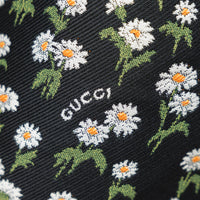 Gucci Black Floral Long Skirt Size 42