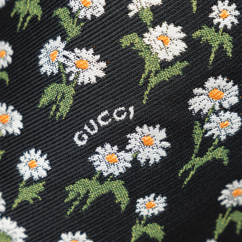 Gucci Black Floral Long Skirt Size 42