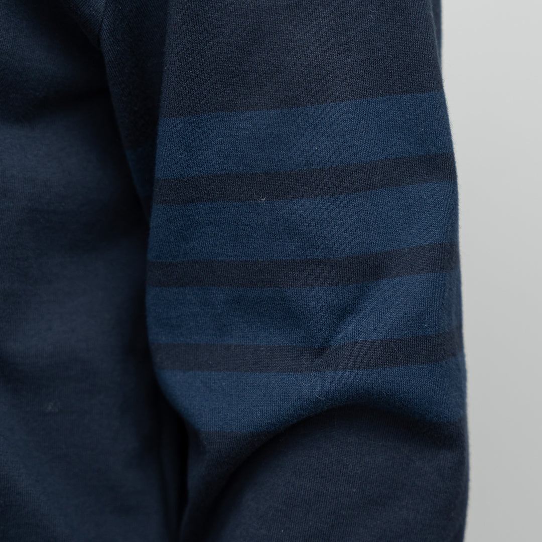 Thom Browne Navy Cotton Tonal 4 Bar Unisex Sweater Size 40