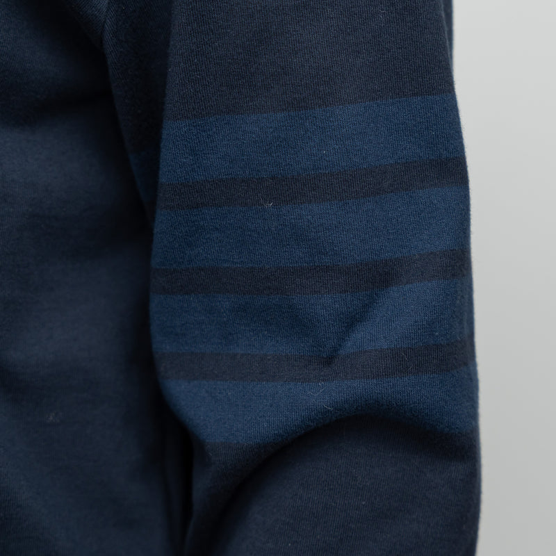 Thom Browne Navy Cotton Tonal 4 Bar Unisex Sweater Size 40