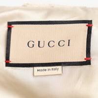 Gucci Navy GG Supreme Oversized Hooded Jacket Size 56