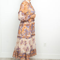 Zimmermann Multicolour Floral Print Dress with Slip Size 1