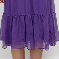 Gucci Purple Sheer Dress with Slip Size 42