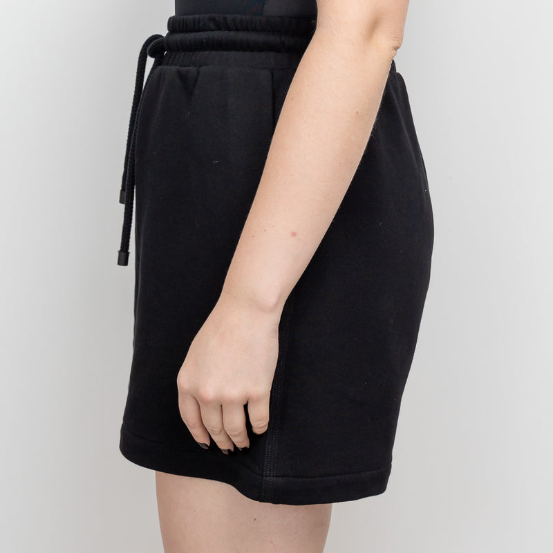 Loewe Black Cotton Embossed Anagram Draw String Shorts Size S