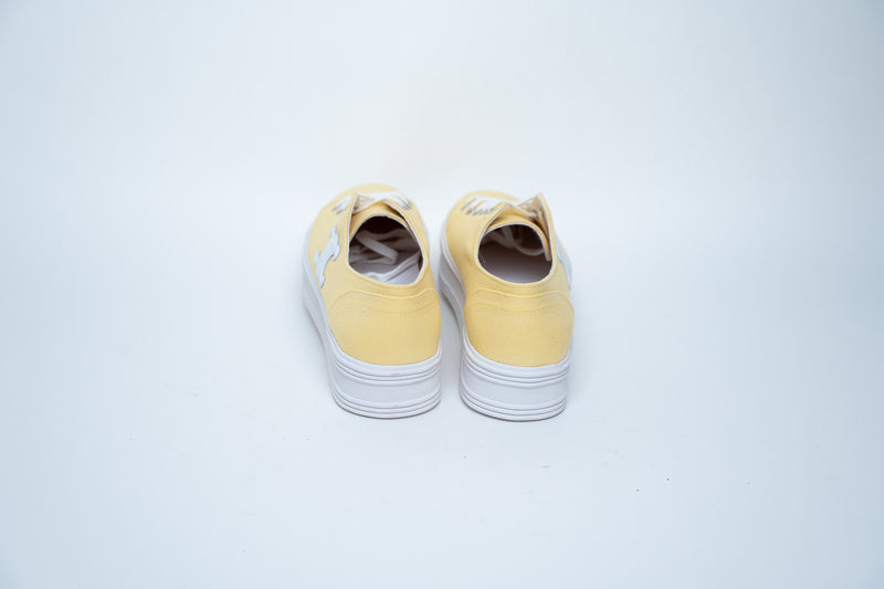 Celine Platform Canvas Low-Top Sneakers Size 41