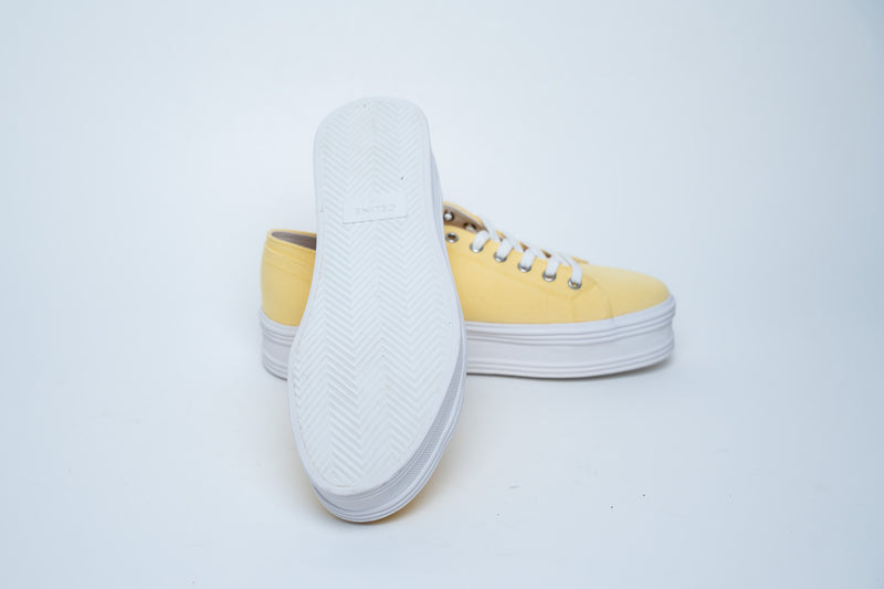 Celine Platform Canvas Low-Top Sneakers Size 41