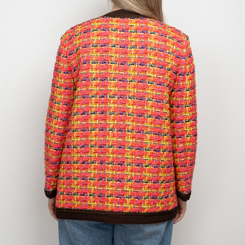 Gucci Multicolour Tweed Jacket Size 38