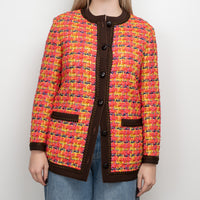 Gucci Multicolour Tweed Jacket Size 38