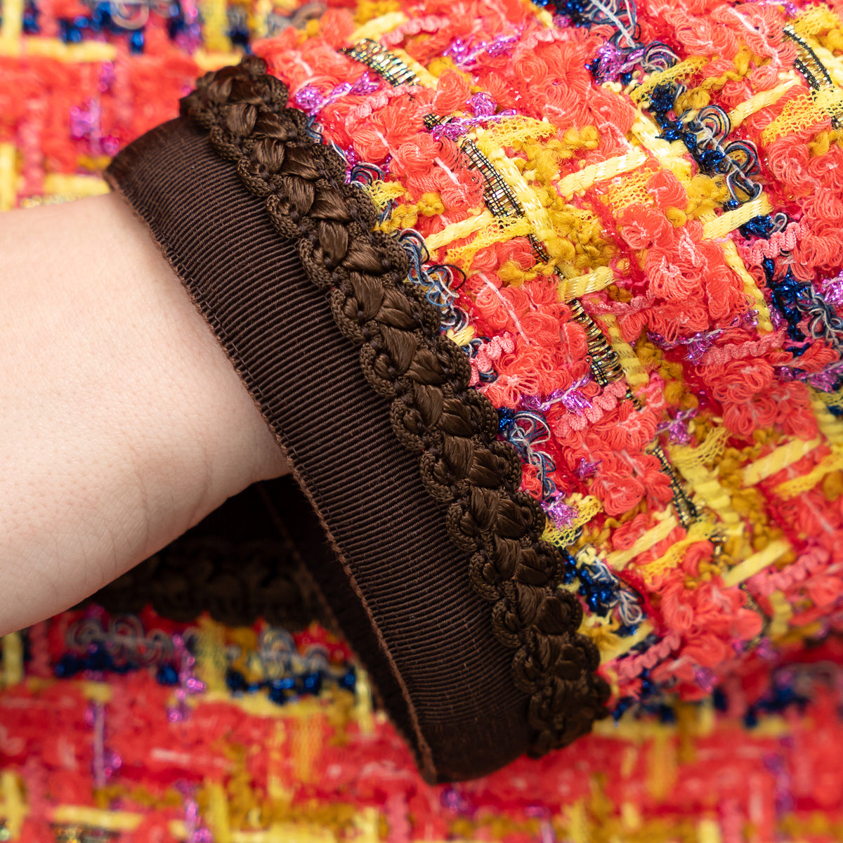 Gucci Multicolour Tweed Jacket Size 38