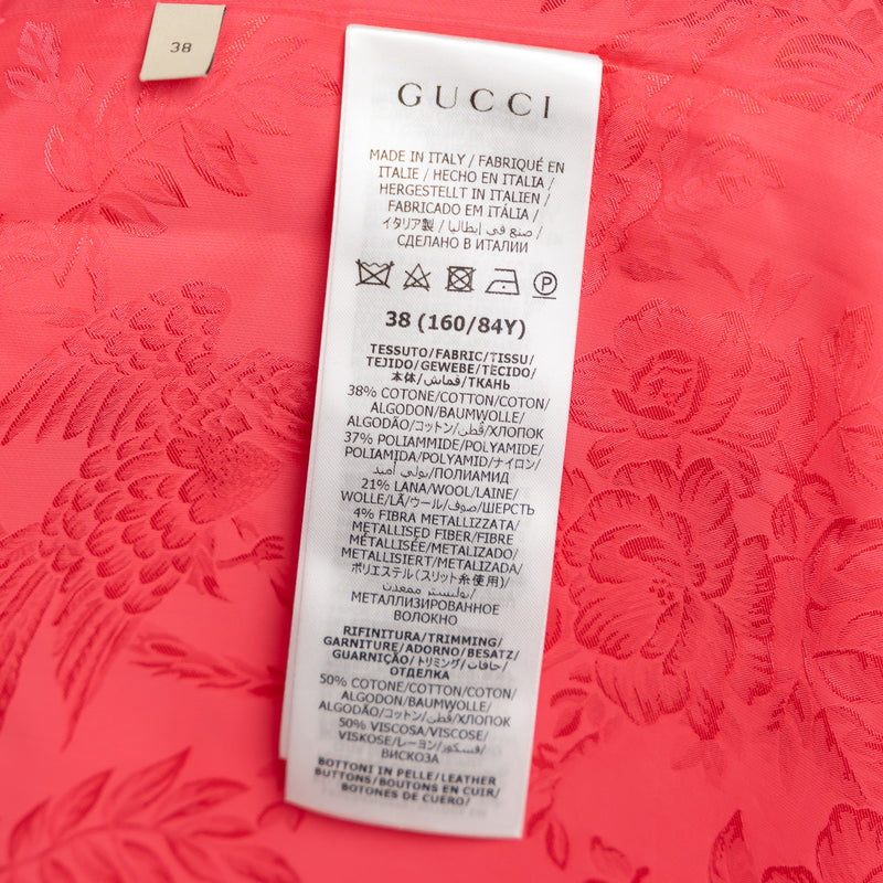 Gucci Multicolour Tweed Jacket Size 38