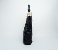 Dior Embossed Leather "Cannage" Large Tote Bag