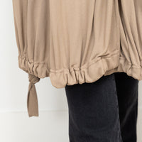 Burberry Beige Belted Pleated Trench Coat Size 2