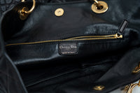 Dior Embossed Leather "Cannage" Large Tote Bag