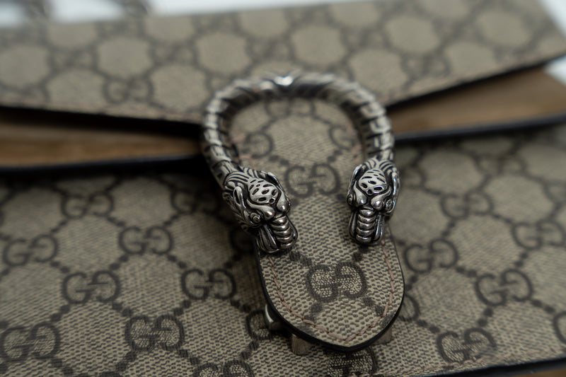 Gucci "Dionysus" Bag in Monogram Coated Canvas