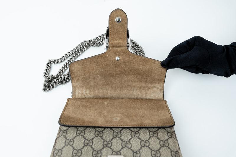 Gucci "Dionysus" Bag in Monogram Coated Canvas