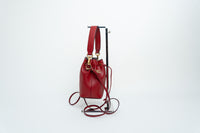 Fendi Mini "Mon Tresor" Mini Bucket Bag in Red